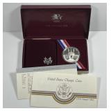 1984 Olympic Coliseum Silver Commem PRF $1