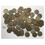 Lincoln Wheat Cent Lot Teens & 20