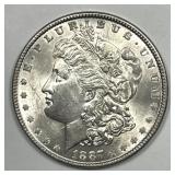 1887 Morgan Silver $1 Brilliant Uncirculated det