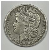 1888-O Morgan Silver $1 Very Fine VF