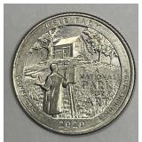 2020-W Weir Farm Washington Quarter AU