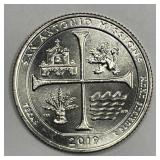 2019-W San Antonio Washington Quarter AU/UNC