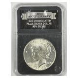 1926-S Peace Silver $1 About Uncirculated AU