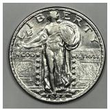 1926 Standing Liberty Silver Quarter AU