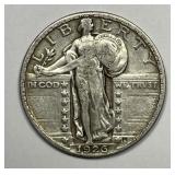 1926 Standing Liberty Silver Quarter Very Fine VF