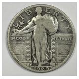 1929-D Standing Liberty Silver Quarter Good G