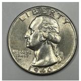 1940 Washington Silver Quarter Uncirculated BU