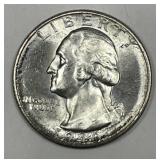 1940-S Washington Silver Quarter Uncirculated BU