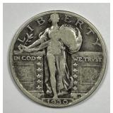 1930 Standing Liberty Silver Quarter Very Good VG