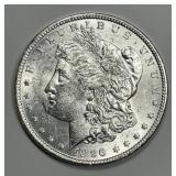 1896 Morgan Silver $1 About Uncirculated CH AU