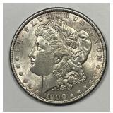 1900 Morgan Silver $1 About Uncirculated CH AU