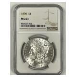 1898 Morgan Silver $1 NGC MS63