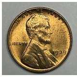 1939 Lincoln Wheat Cent Brilliant Uncirculated BU