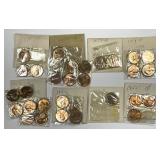 Lot of 31 Uncirculated Lincoln Cents Ealry 1950