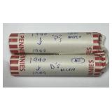 100 Lincoln Wheat Cents 1940-1949