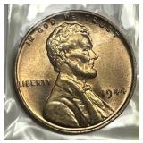 1944 Lincoln Cent Brilliant Uncirculated BU