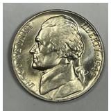 1942-P Jefferson Silver Nickel Ty 2 UNC BU
