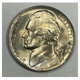 1945-D Jefferson Silver Nickel UNC BU