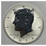 2014-W Kennedy Silver Reverse Proof Half REV PRF