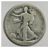 1921-S Walking Liberty Silver Half Good G