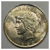 1923 Peace Silver $1 Uncirculated UNC