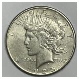 1925-S Peace Silver $1 Extra Fine XF