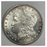 1881-O Morgan Silver $1 About Uncirculated CH AU