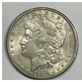 1900 Morgan Silver $1 About Uncirculated CH AU