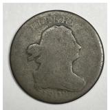 1808 Draped Bust Half Cent 1/2c About Good