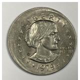 1979 Susan B. Anthony $1 Struck Off Center ERROR