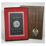 1973-S Proof Silver Eisenhower Dollar "Brown IKE"