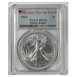 2024 Silver Eagle PCGS MS70