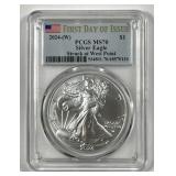 2024 (W) Silver Eagle PCGS MS70