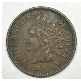1872 Indian Head Cent Extra Fine XF details