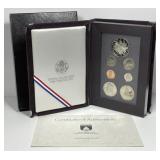 1989 Prestige Proof Set w/Congressional Silver $1