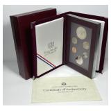 1988 Prestige Proof Set w/Olympiad Torch Silver $1