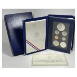 1993 Prestige Proof Set w/James Madison $1
