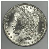 1884-O Morgan Silver $1 Brilliant Uncirculated BU