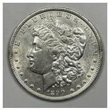 1890 Morgan Silver $1 About Uncirculated AU