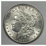 1889-S Morgan Silver $1 About Uncirculated CH AU