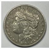 1878-CC Morgan Silver $1 Carson City VF details