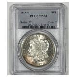 1879-S Morgan Silver $1 PCGS MS64