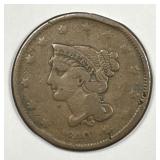 1840 Braided Hair Large Cent Good G
