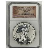 2012-S Silver Eagle Reverse Proof NGC PF69