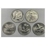 2020-W West Point Quarter Complete 5-Coin Set