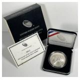 2013 Girl Scouts USA Silver Commem UNC $1
