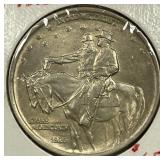 1925 Stone Mountain Commem Silver Half UNC