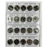 2012-2015 "S" Park Quarters 4-Set Date Run