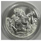 Topless Female Intaglio Mint 1 Ounce .999 Silver