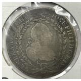 AUSTRIA: 1773-C Silver 20 Kreuzers